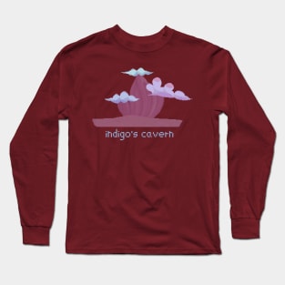 Indigo's Cavern Pixel Art Long Sleeve T-Shirt